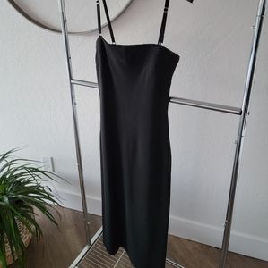 Dolce and Gabbana Black Bustier Sheath Dress